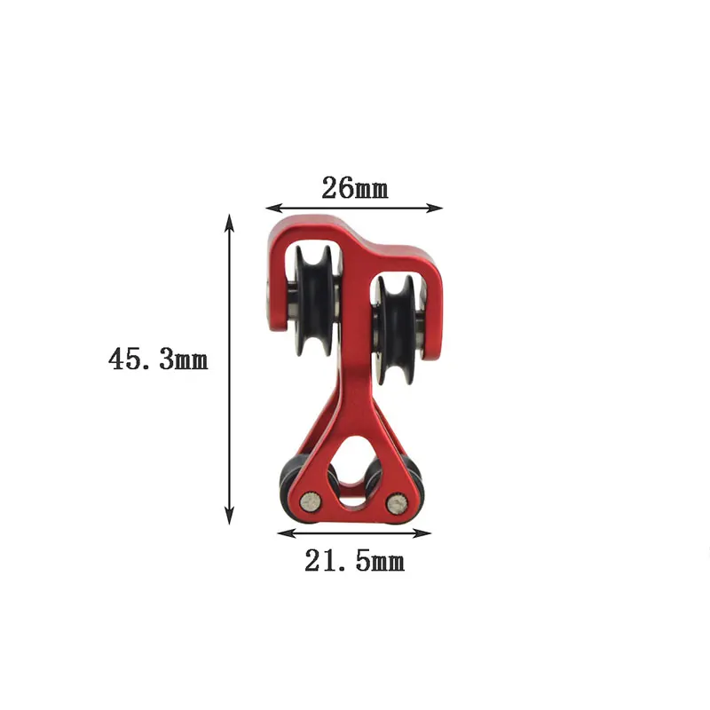 TP140 Archery Roller Cable Slide String Separator Vice Strings Protector Pulley Compound Bow Outdoor Sports Shooting Accessories