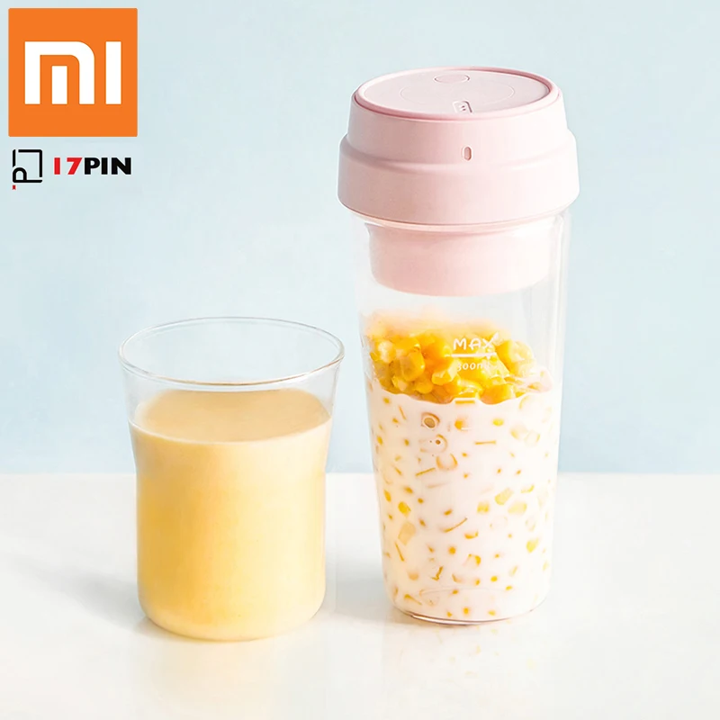 

Xiaomi 17PIN Portable Electric Juicer Cup 400ml Rechargeable Vegetables Fruit Juice Maker Blender Mixer for Smart Remote Control