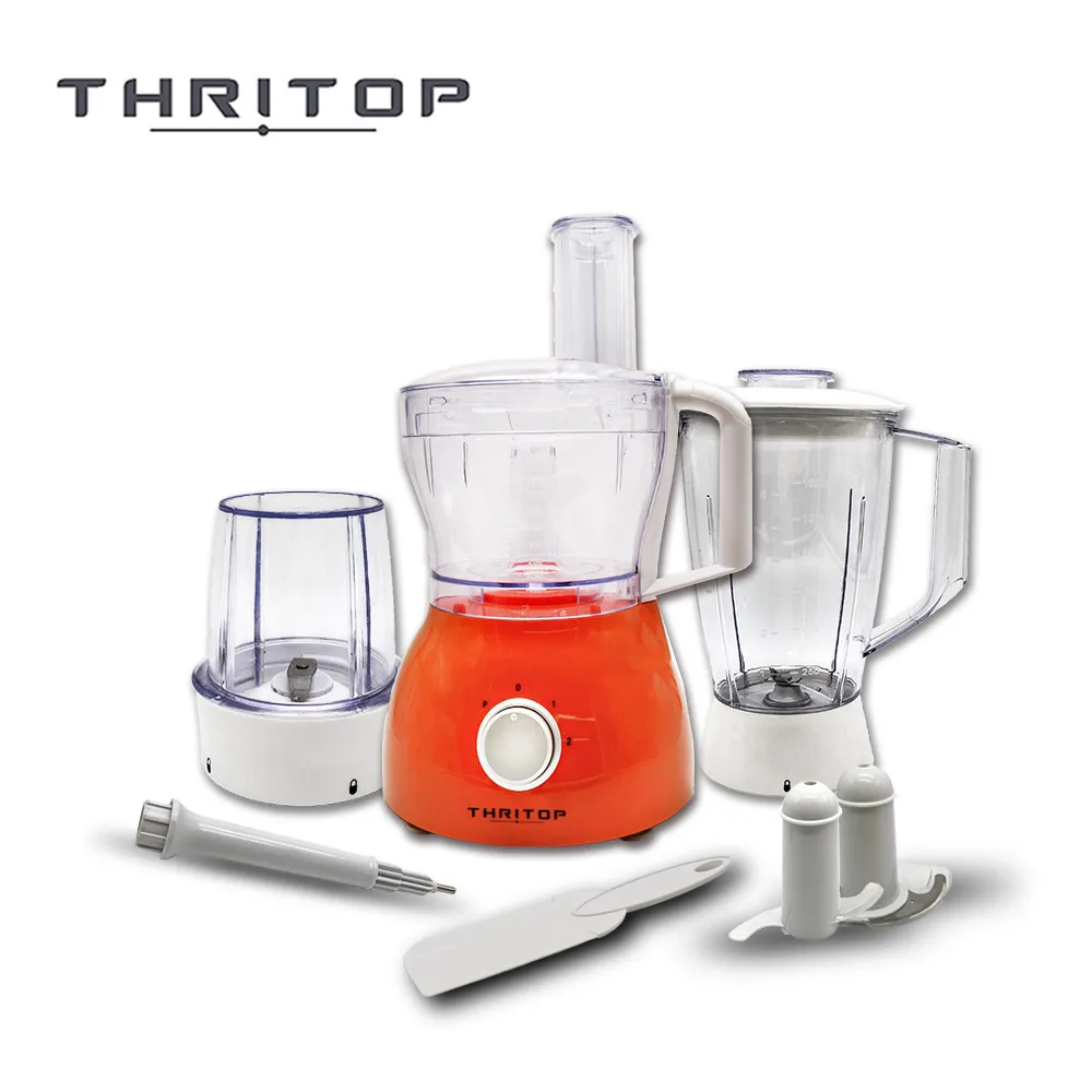 

THRITOP Food Processor Food mixer 600W 1500ML Big Bowl BPA Free Dough for bread Nut&Meat Grinder Juicer 220V-240V