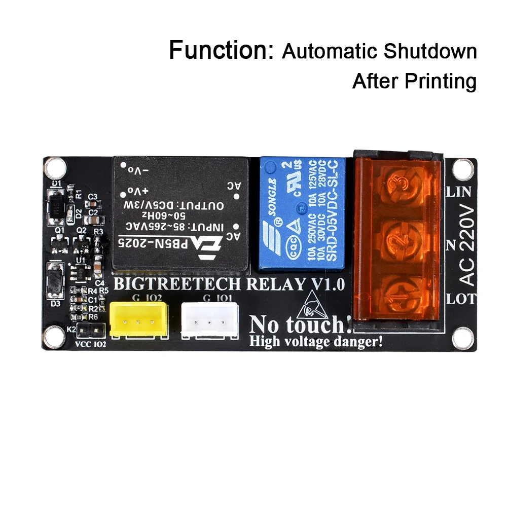 Pаспродажа Новый релейный модуль V1.0 impresora 3D модуль автоматического отключения после печати в SKR V1.3 PRO E3 cr10 экструдер части 3D принтера
