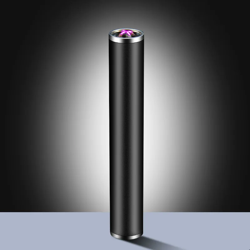 Плазменная зажигалка, Электронная зажигалка, USB перезаряжаемая, ветрозащитная, электрическая зажигалка, с зажиганием, беспламенная, тонкая