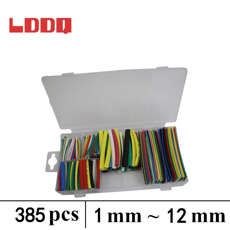 Термоусадочная трубка LDDQ 168/280/315/385/530 коэффициент усадки 2:1 ассортимент кабельных