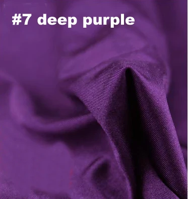50 см* 150 см 16 однотонных цветов на выбор, Модная трикотажная 4 способа, эластичная высококачественная ткань из нейлона, спандекса и лайкры - Цвет: deep purple
