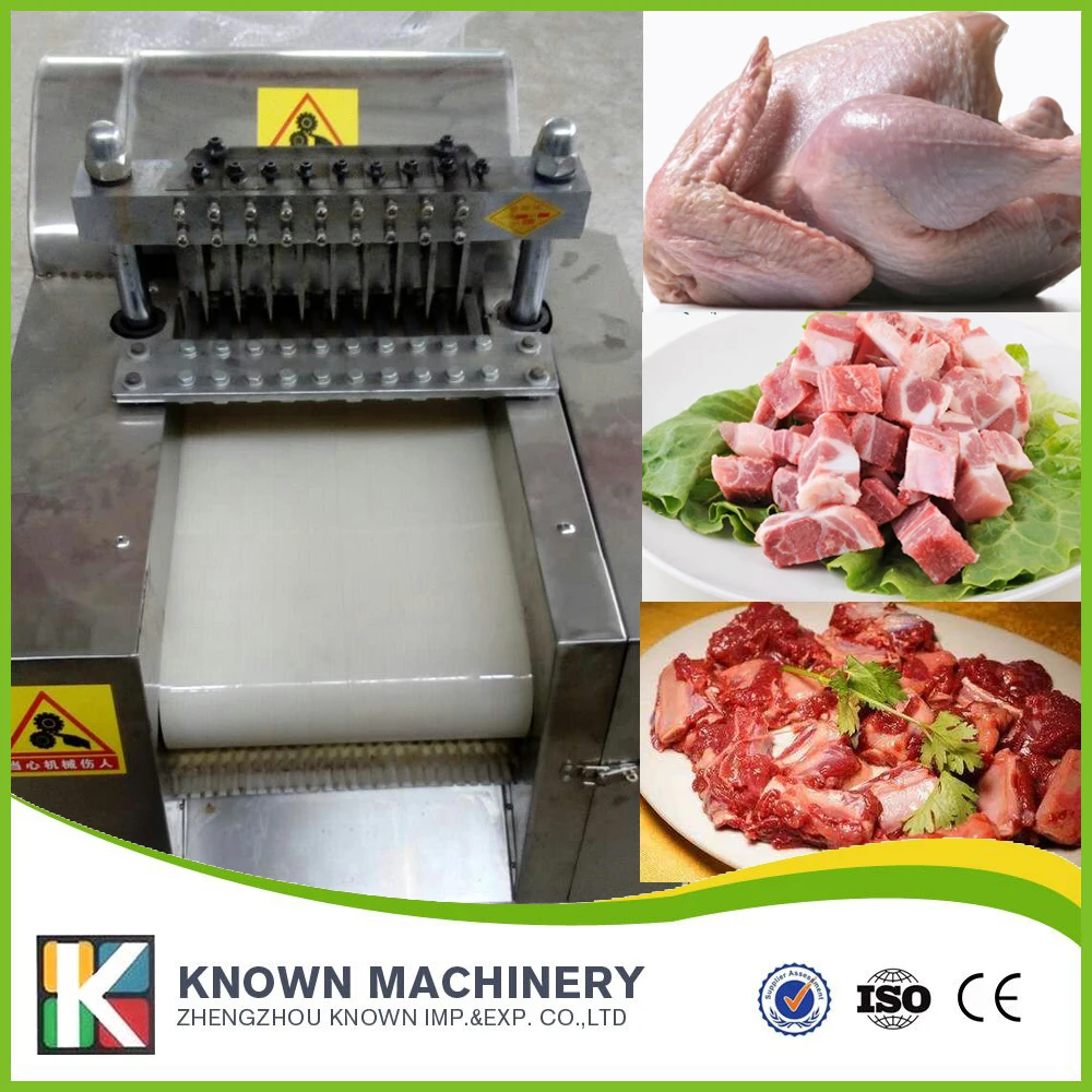 frozen meat dicer machine/meat cube cutting machine/chicken cutting