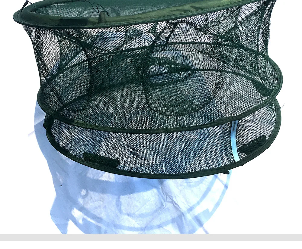 de peixe fundido net dobrável rede de pesca