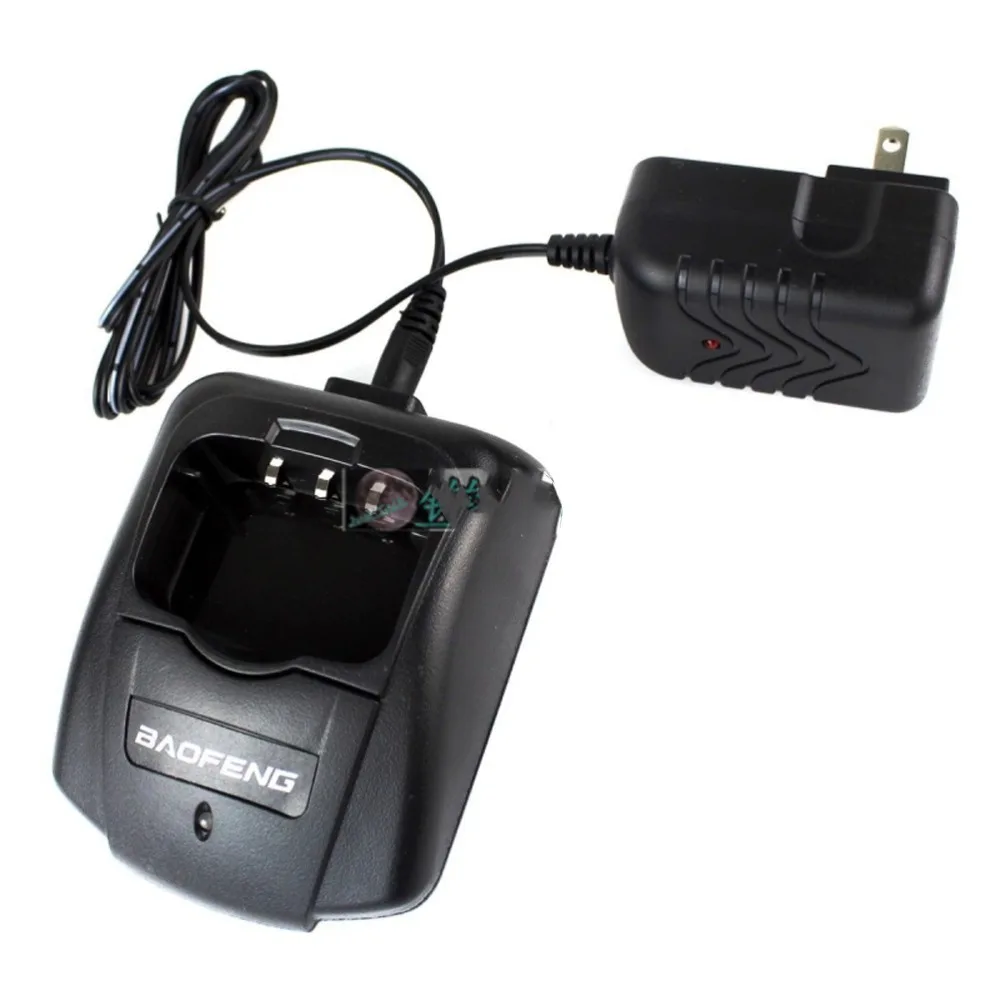 Original Pofeng Two Way Radio Battery Charger Adapter 100V-240V for Portable Ham Radio CB Baofeng UV-B5 UV-B6 Black