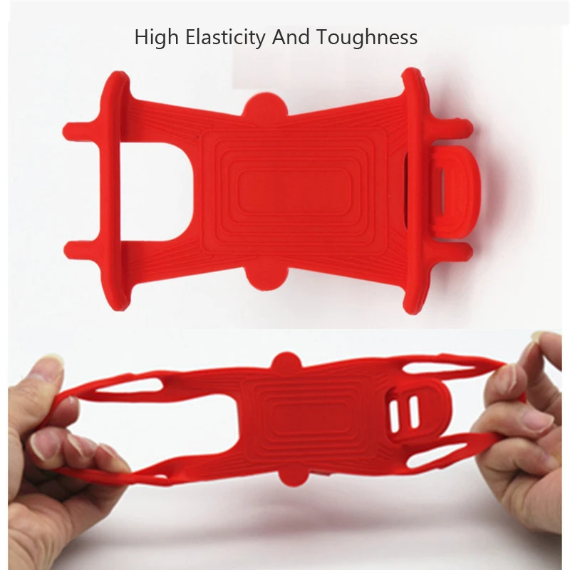Silicone bike phone holder bicycle high elasticity shockproof mobile phone mount motorcycle phone holder for smartphone (1)