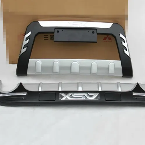 

High quality plastic ABS Chrome Front+Rear bumper cover trim for 2010-2012 Mitsubishi ASX Car styling
