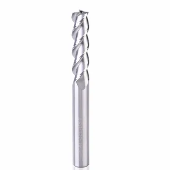 

5Pcs cnc lathe milling cutter D1~12 3 flutes square head solid carbide end mill aluminium alloy end mills