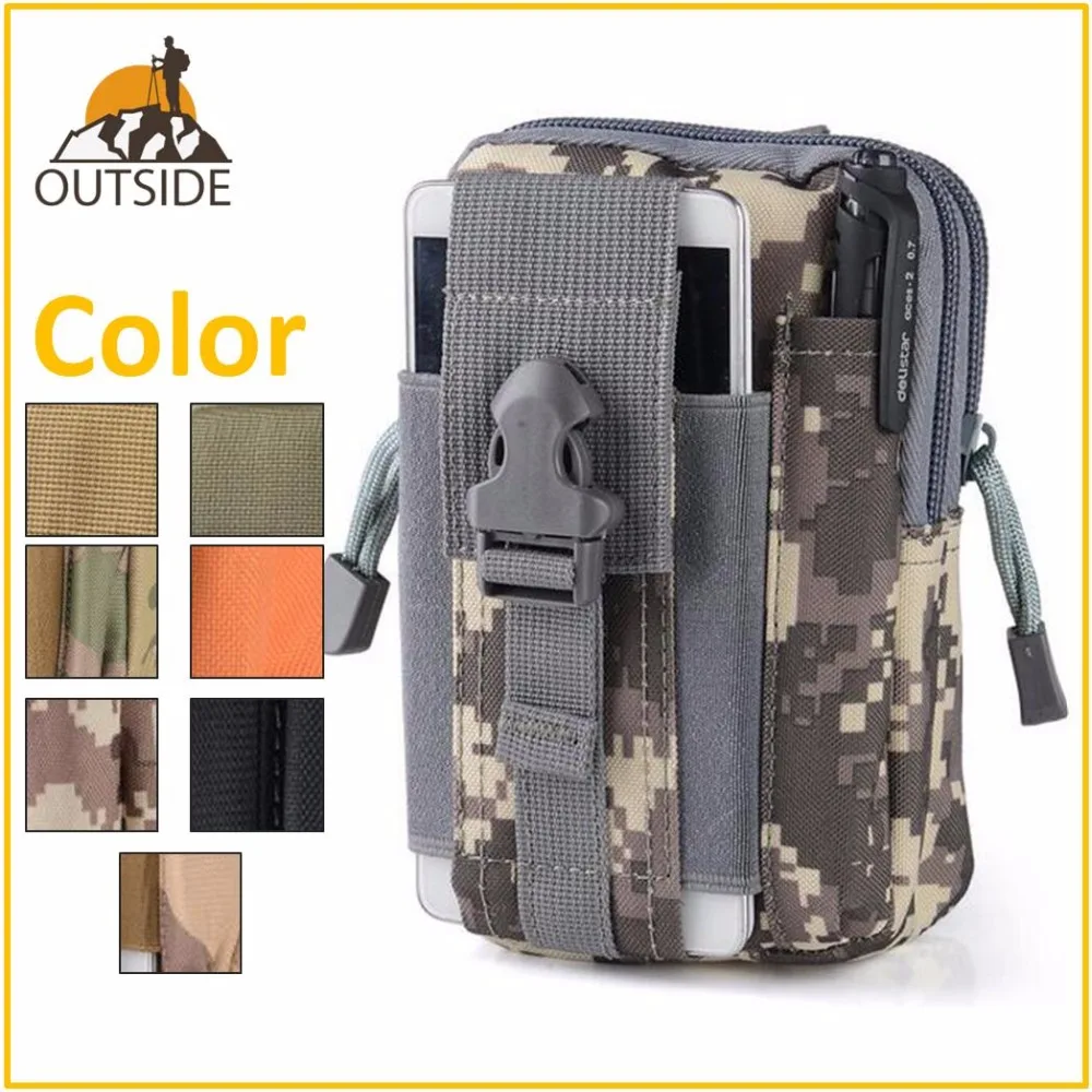 

600D Tactical Military Hunting Small Utility Pouch Waterproof Pack Army Molle Cover Scheme Field Sundries Bags Outdoor Sports