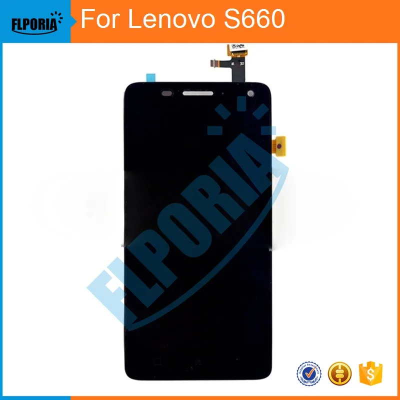 Оригинальный ЖК дисплей + дигитайзер сенсорного экрана для Lenovo S660 Сменный