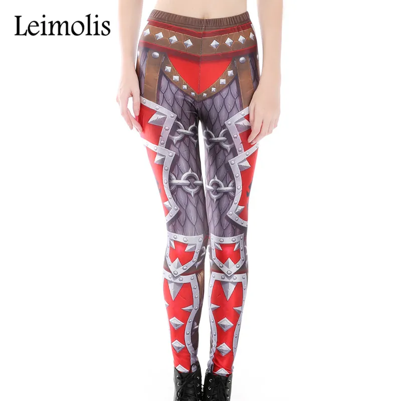 

Leimolis 3D print Hunter armor Harajuku punk adventure time workout push up spandex plus size fitness leggings women pants
