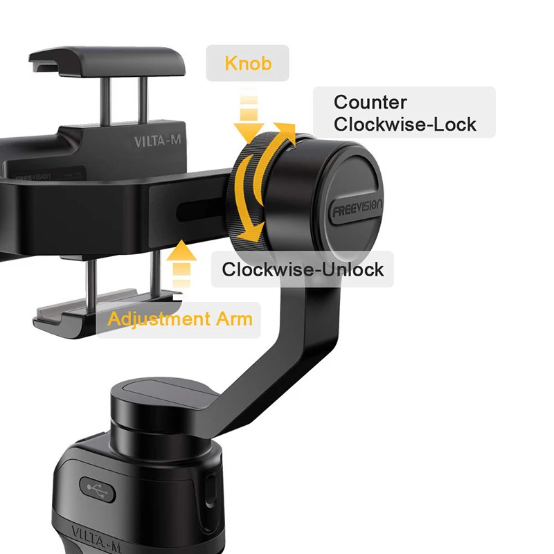  Freevision Vilta-M/Vilta-M Pro 3 Axis Handheld Gimbal Stabilizer Portable Gimbal for iPhone Andriod