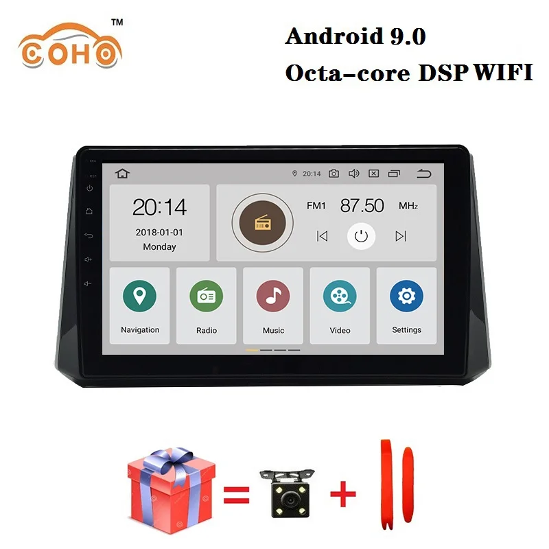 

Car audio Android 9.0 8-core 4/64G for 2019 TOYOTA Altis with Radio BT GPS navigation Carplay DSP support SWC and WIFI