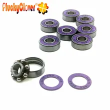 8 шт./компл. ILQ-11 Pro SCRS двойные уплотнения роликовый подшипник 608 для скутера Slalom скейтборда ручной Спиннер подшипник 608rs Спиннер