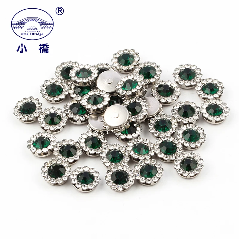 Buy 30PCS Colorful Crystal Rhinestones For Clothes Glitter Round Galss Sewing