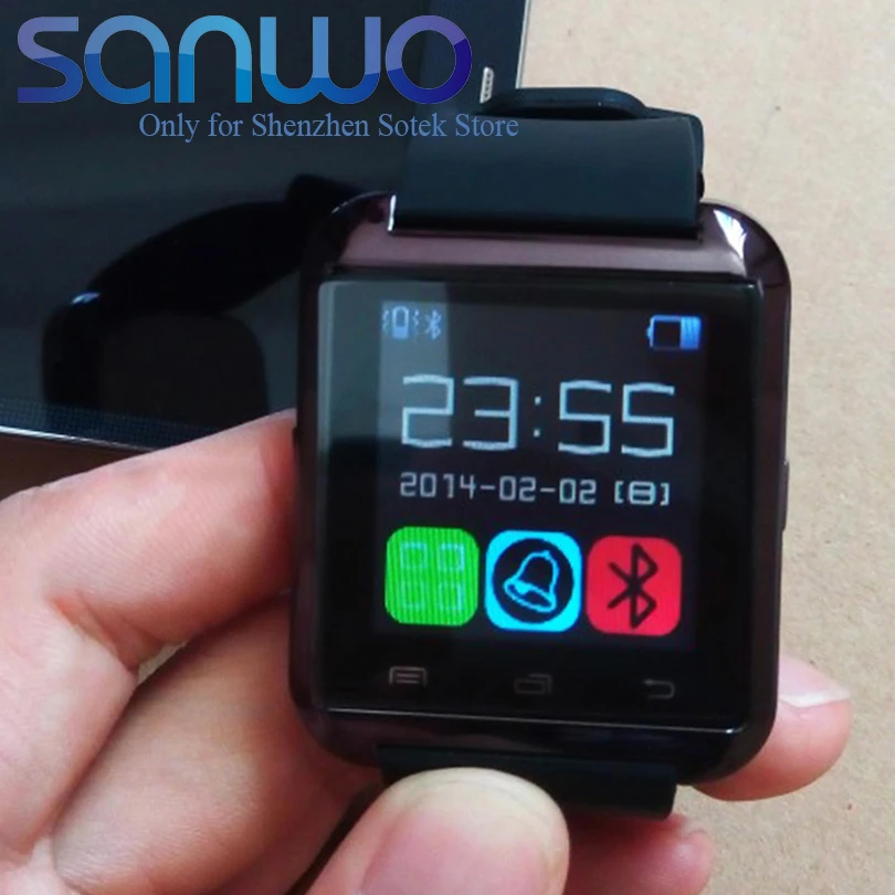2016 New Waterproof Touch U8 Bluetooth Smart Watch Retail Box WristWatch Phone Mate For IOS Android