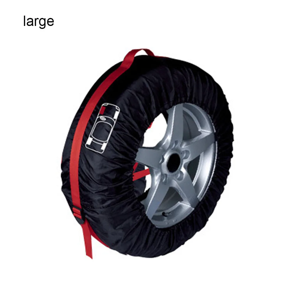 Автомобиль запасное колесо Защитная крышка протектор Авто Портативный прочный мешок для хранения VS998 - Цвет: black large