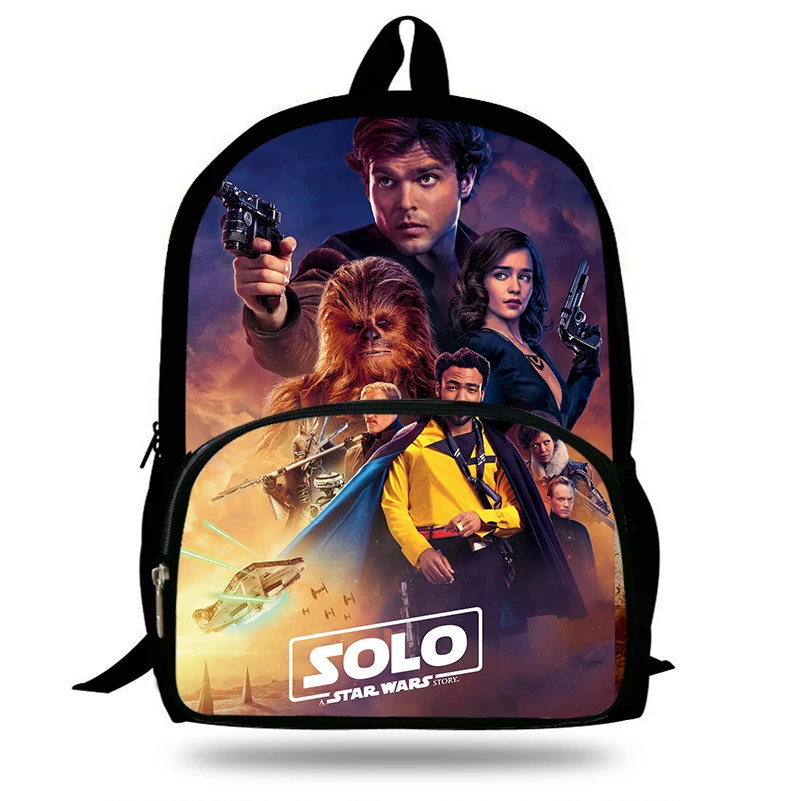 16 дюймов 2018 популярные детские рюкзаки Solo A Star Wars Story для школьников мальчиков и