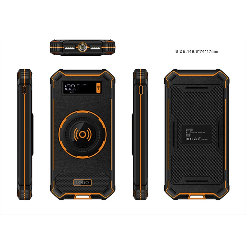 Portable Power Bank 10000mAh QI Wireless Charger with LED Light Dual USB Phone External Battery Charger Poverbank for iphone X 8 Portable Power Bank 10000mAh QI Wireless Charger with LED Light Dual USB Phone External Battery Charger Poverbank for iphone X 8