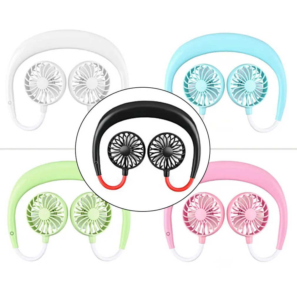 

Creative Hanging Neck Fan Portable Lazy Charging Small Fan Wearable Usb Mini Hanging Neck Sports Fan
