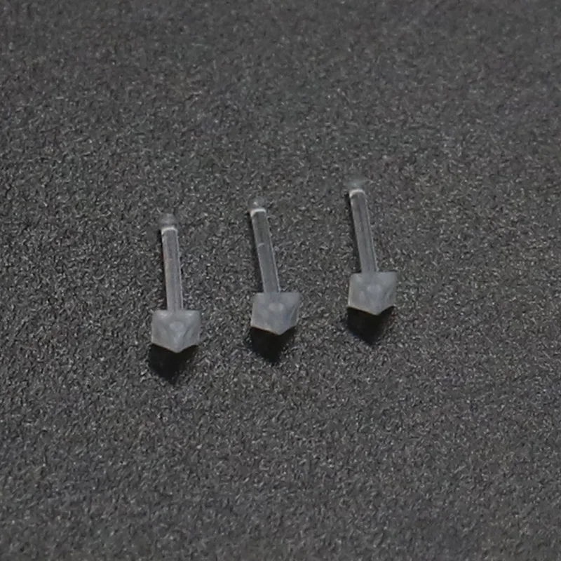 Wholesale 5/10/30PCS Acrylic Cartilage Transparent Nose Stud Lot Body Jewelry Invisible Earrings Tragus Nariz Nose Rings Bioflex