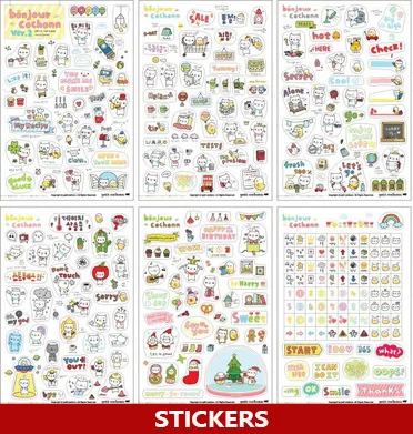 1 set Kawaii Cartoon Piggy Stickers Funny Korean Animal Decorative Diary | Канцтовары для офиса и дома