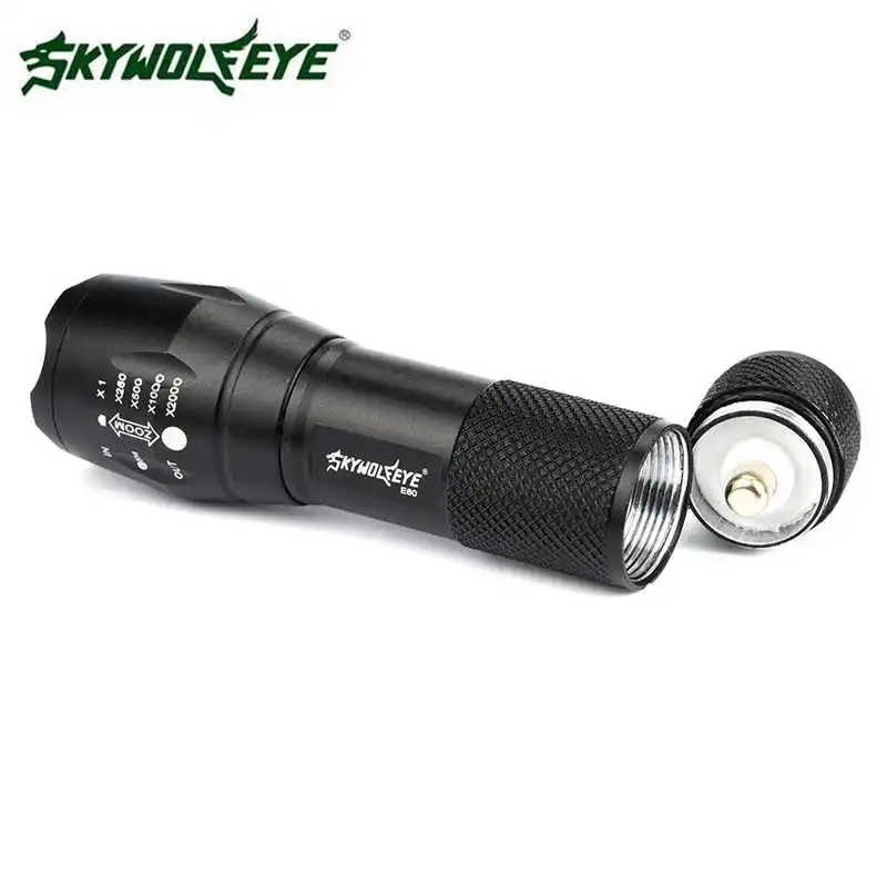 Tactical LED MINI Flashlight G700 X800 Zoom Super Bright Military Grade powerful led torch flashlight lanterna bike #4A30 (4)