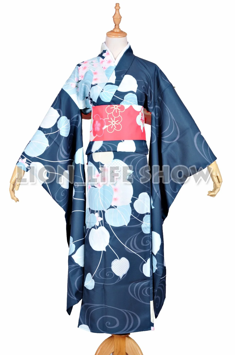 

Kamisama Love Kiss Momozono Nanami Women Furisode Long Kimono Cosplay Costume