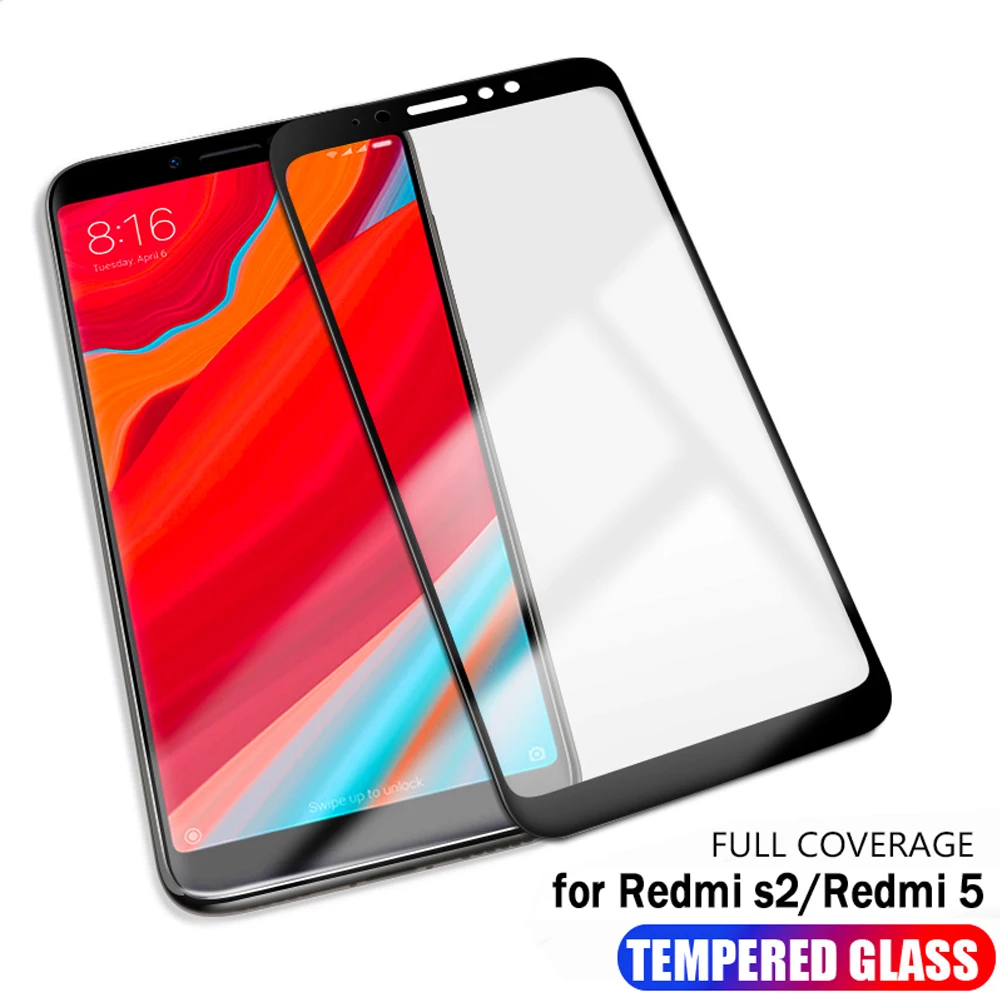 3D закаленное стекло для xiaomi redmi 5 5A plus pro note 4 4X S2 Защитная пленка экрана телефона