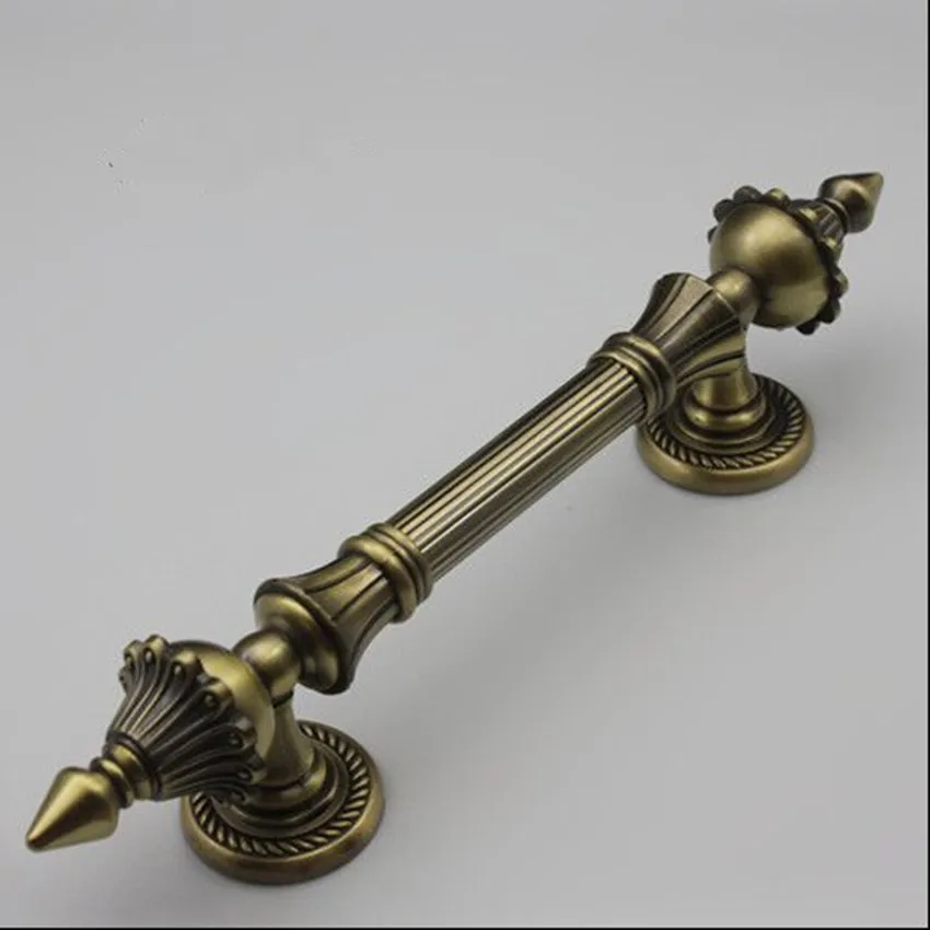 

270mm bronze Ktv,Hotel Office Home wood door handle antique brass big gate pull rustico vintage door handle