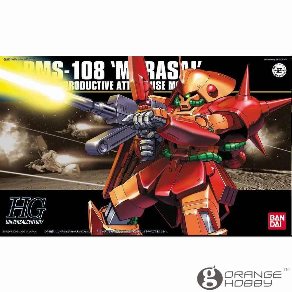 OHS Bandai HGUC 052 1/144 RMS-108 Marasai мобильный костюм сборки модель Наборы