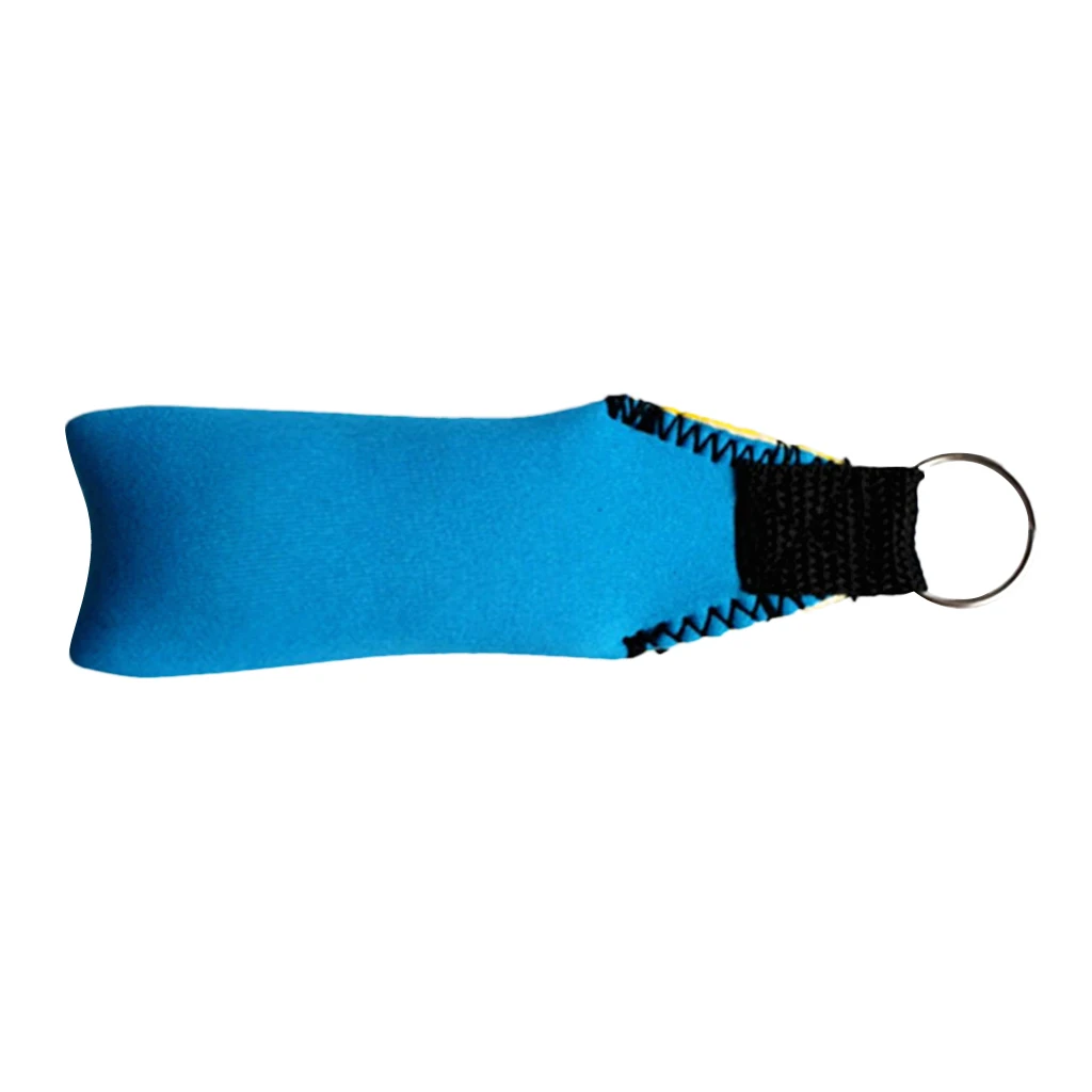 Rectangle Neoprene Floating Keyring with 316 Stainless Steel Split Ring For Boating Yachting Sailing Fishing Swimming Rowing