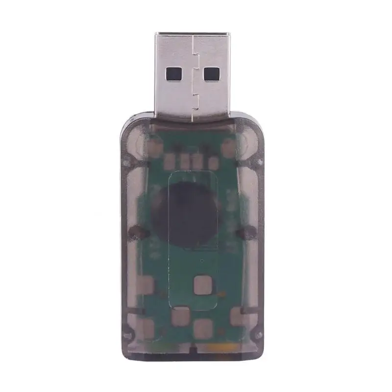 Многоканальный USB 2,0 звуковая карта виртуальная 5,1 канальный 3D аудио адаптер для настольного компьютера ноутбука компьютера пк