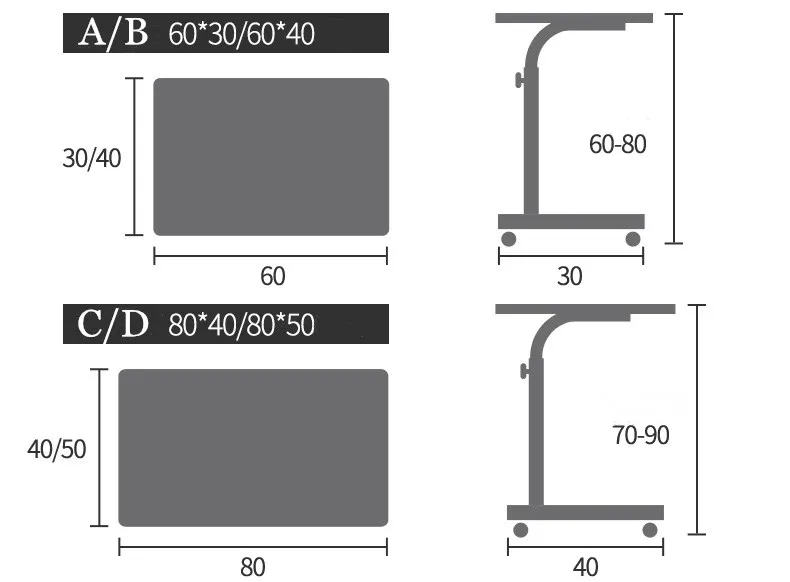 Новые подъема передвижной стол для ноутбука прикроватные диван кровать ноутбук для учебы Desktop настольная подставка регулируемый стол