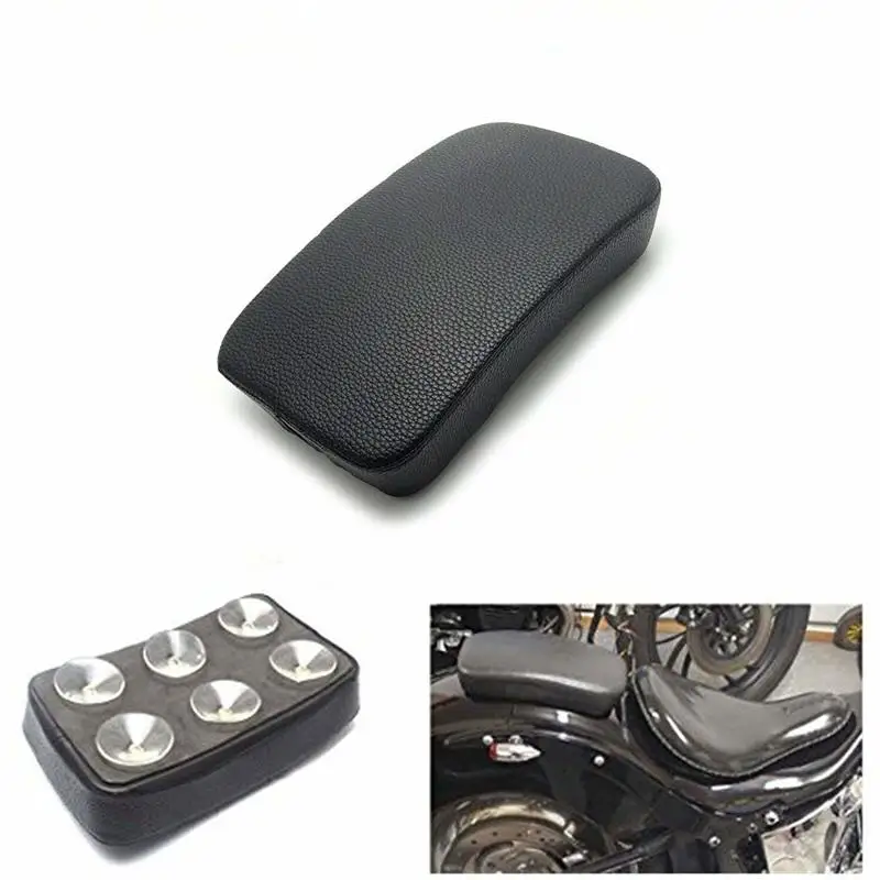 

Rectangular Pillion Passenger Pad Seat 6 Suction Cup For Custom Chopper Motorcycle Seat