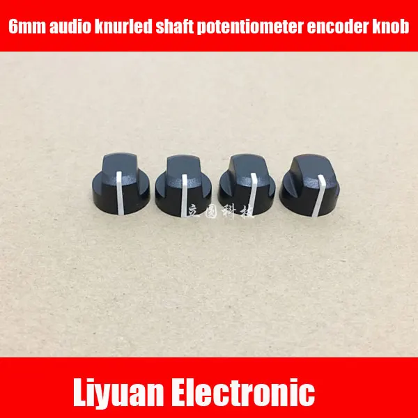 

50pcs 6mm hole audio knurled shaft duckbill knob 19*14MM rotary potentiometer encoder band switch