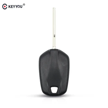 

KEYYOU Transponder Blank Car Key Shell Case Replacement Fob No Chip For Citroen For Peugeot 508 With HU83 Blade