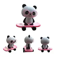 Милый солнечный автомобиль приборной панели домашний стол Декор Танцующая панда качающаяся игрушка подарок