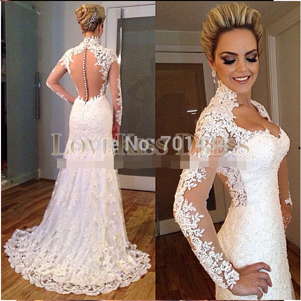 Slim Vintage Wedding Dress