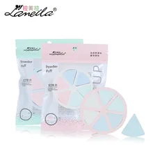 6 шт./компл. Lameila макияж порошок слоеный больше в воде основа консилер основа губка женский косметический спонж для очищения кожи LM067
