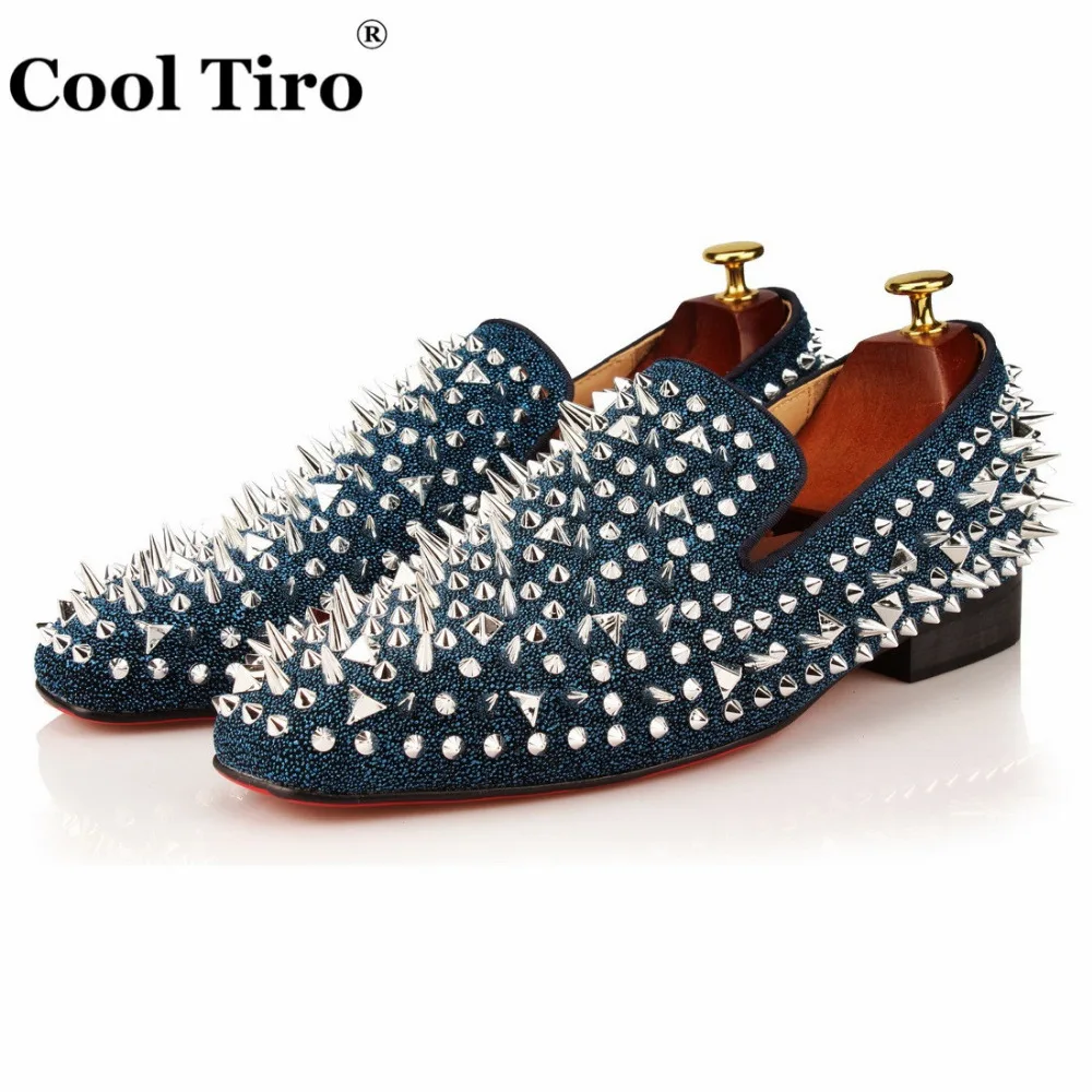 Spikes Loafers Men Flat (2)