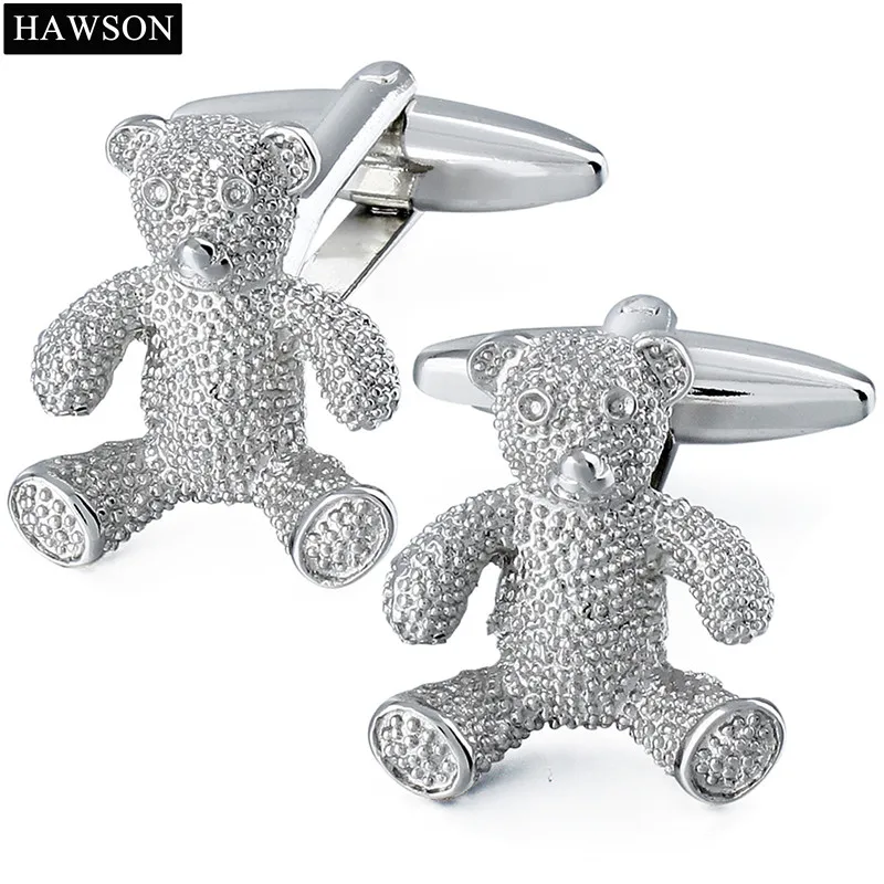 teddy bear cufflinks