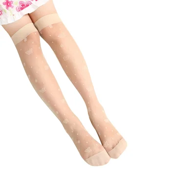 

Summer Autumn Big Girls Cute Knee High Socks 3-8 Years Uniform Tube Cotton Cartoon Long Socks