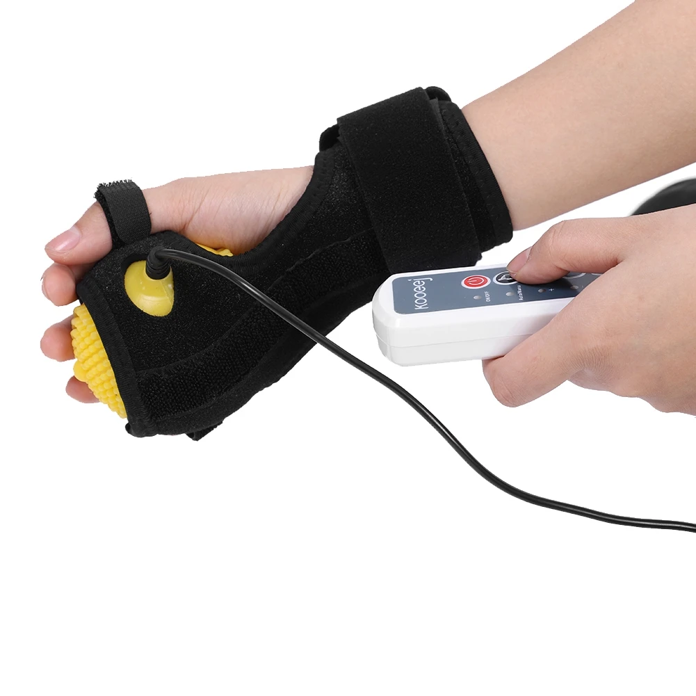 Новые электрические шарики для массажа рук инфракрасная терапия горячий компресс инсульт Hemiplegia восстановление пальцев обучение машина