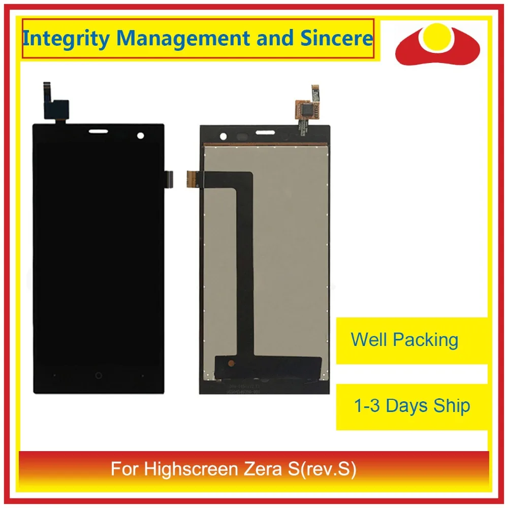 

High Quality For Highscreen Zera S (rev.S) LCD Display+Touch Screen Digitizer Sensor Assembly Complete Replacement Parts