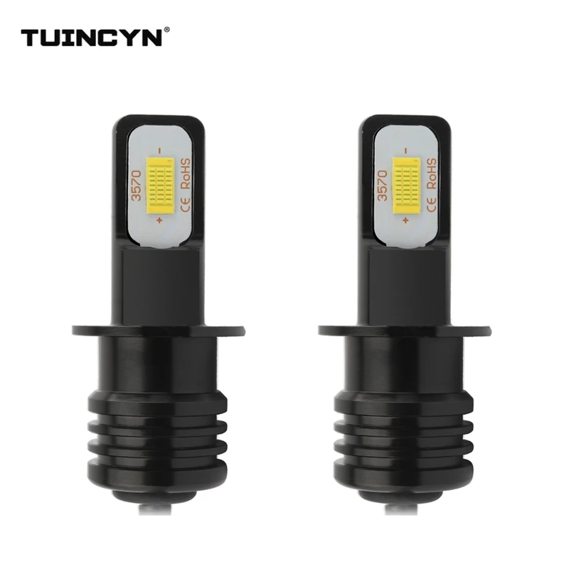 TUINCYN 2 шт. Супер Яркие H3 светодиодные лампы светильник s для автомобиля