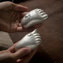 TANGPIN 999 Серебряный и керамический чай для домашних животных фарфоровый чай для игр паук ручной работы кухонные аксессуары