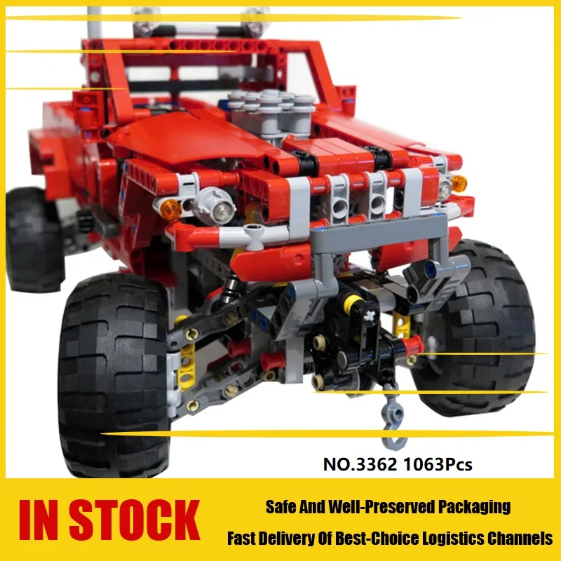 3362 1063Pcs Technic City 2 Model Customized Pick Up Truck Building Blocks Educational toys for Kids gifts Compatible Toysing | Игрушки и