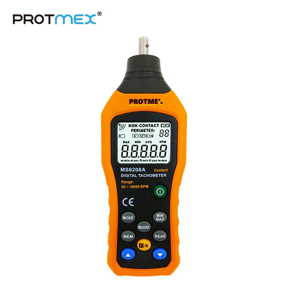WGZ 1pc Portable Digital Tachometer Contact Non Contact 2-99999RPM LCD Display Industrial Tools Digital Display WGZ 1pc Portable Digital Tachometer Contact Non Contact 2-99999RPM LCD Display Industrial Tools Digital Display